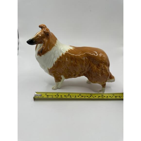 Beswick "Lochinvar of Lady Park" Porcelain Red White Collie Figurine #1791 - Picture 10 of 11